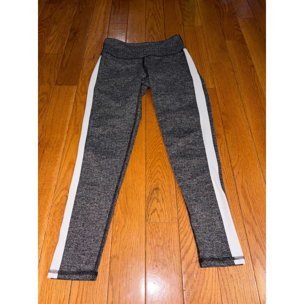 Chichi Active Womens Lana Track Roxanna Leggings gray Small Herringbone Athletic